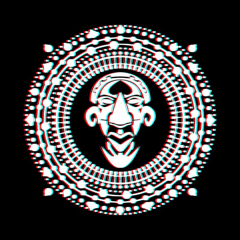 PsyEvolution - Trippy 3D Mandala Galaxy Goa