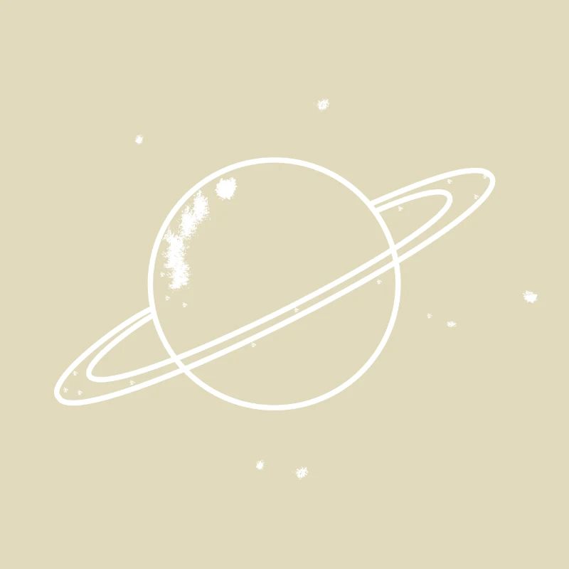 Planet mit Sternen