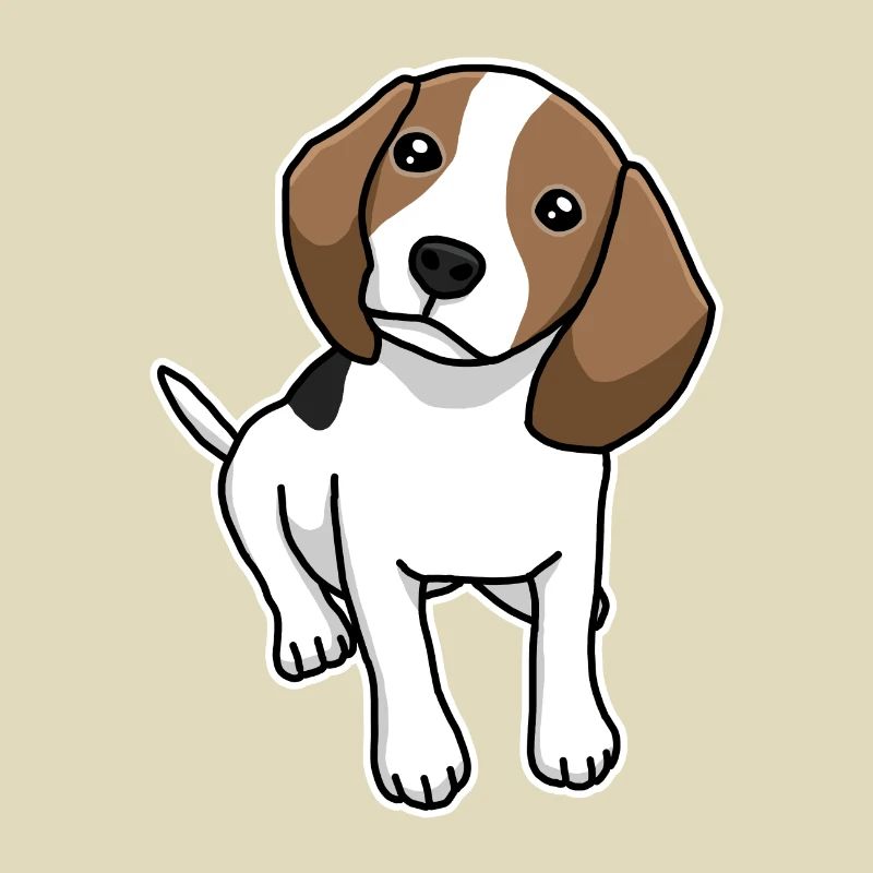 Beagle, Hund, Hunderasse, Comic, Geschenkidee