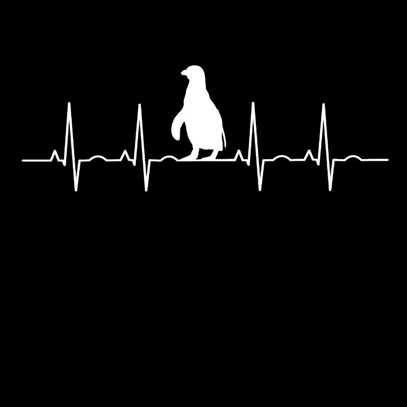 Pinguin Herzschlag EKG