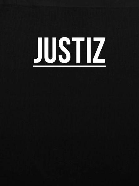 Einfaches dunkles Justiz Shirt Geschenkidee