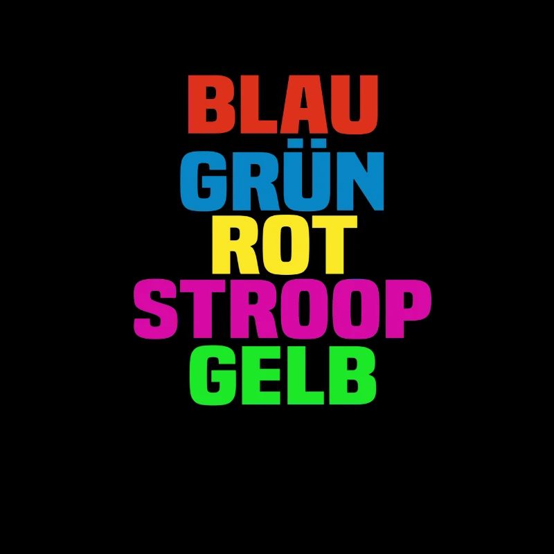 stroop Test bunt