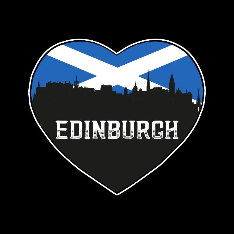 Édimbourg Ecosse Skyline Souvenir Drapeau écossais
