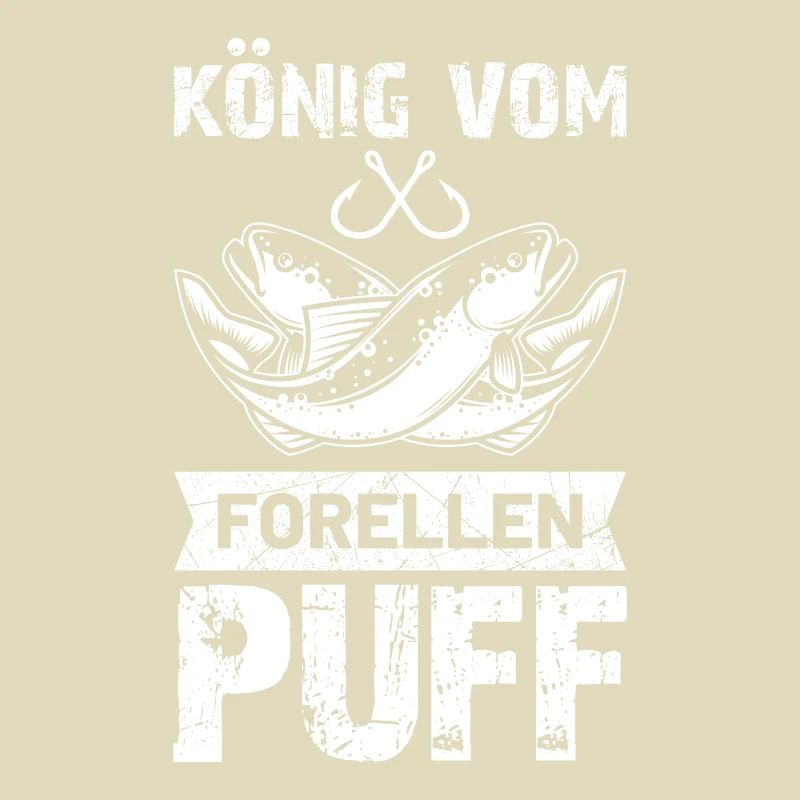 Angel König vom Forellenpuff Forellensee Geschenk