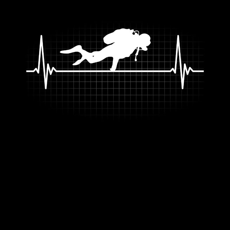 Diver Heartbeat Diving Gift Scuba Diving Course