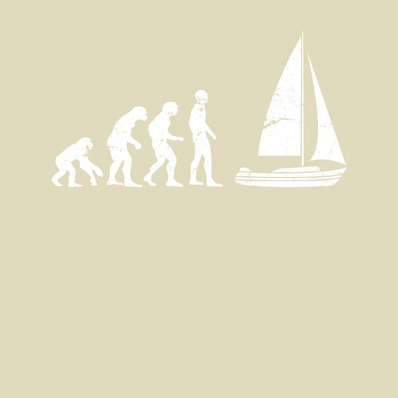 Sailboat Boater Evolution Human Development