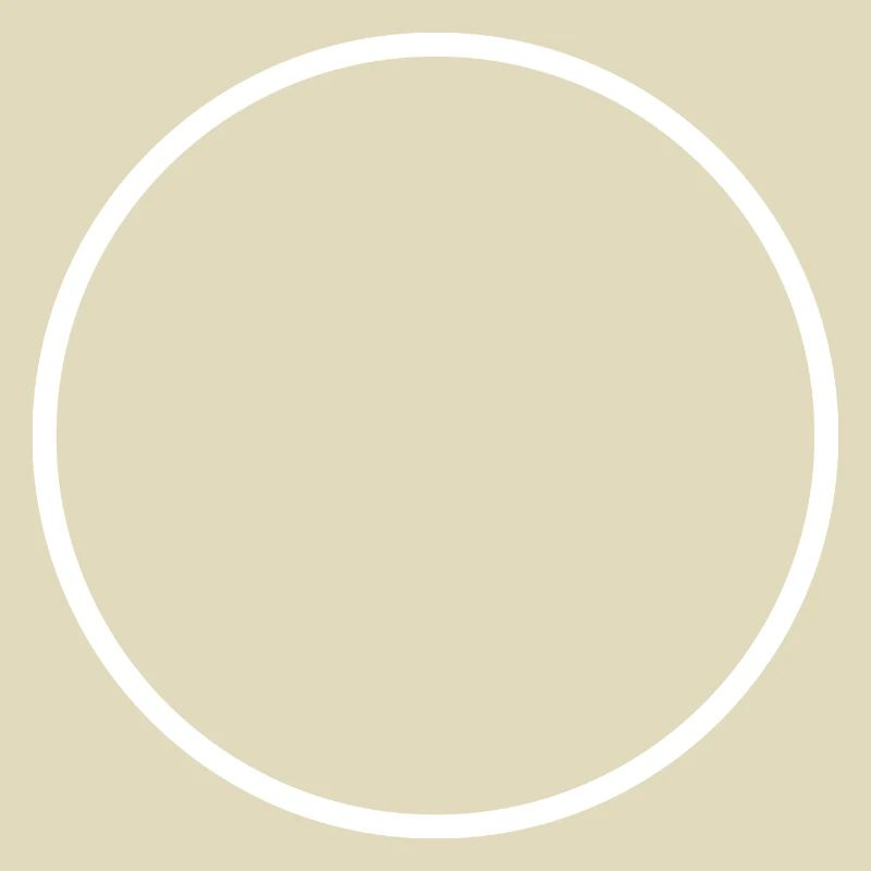 Cercle rond blanc