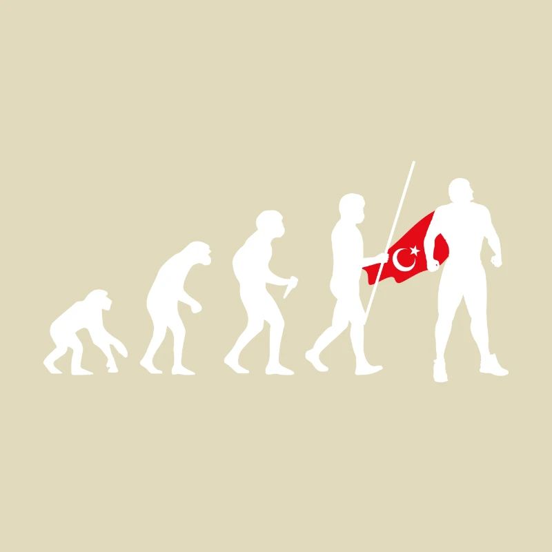 Turc Evolution Super-héros Drapeau turc Cape