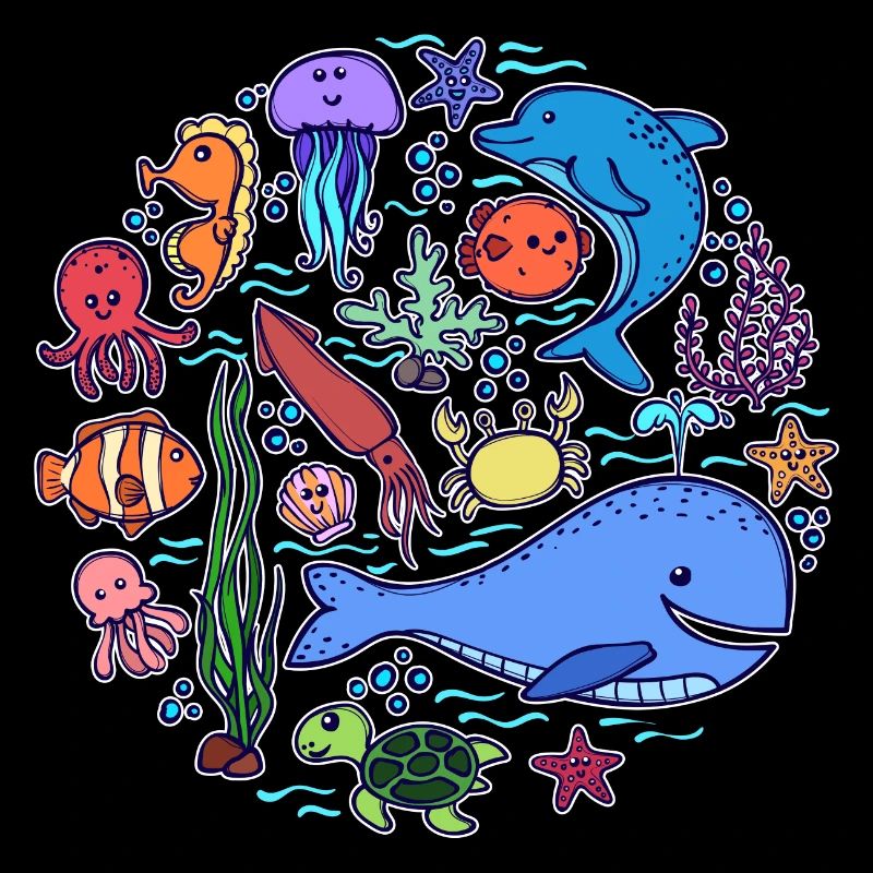 Fisch Blauwal Tier Lebewesen Tierwelt