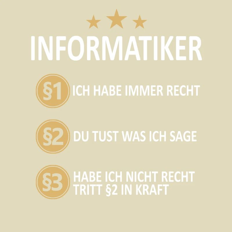 Informatiker Programmierer Informatik Spruch