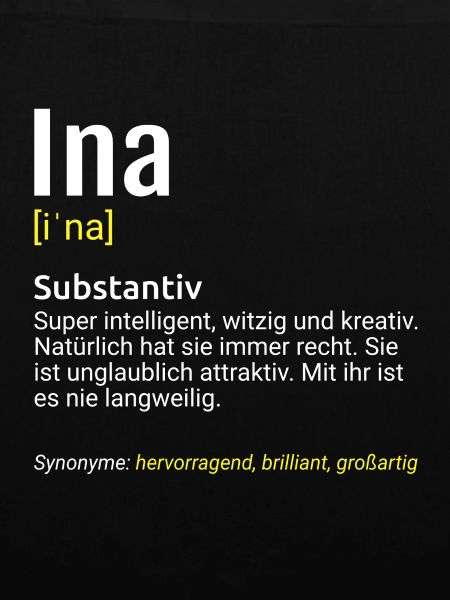 Ina Name Definition