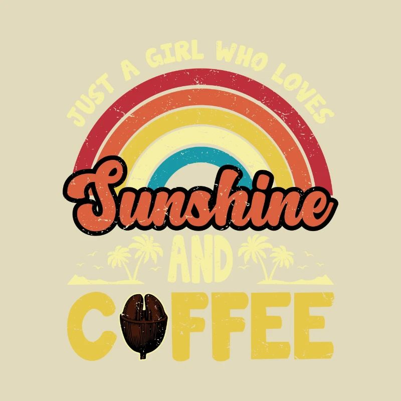 Nur ein Mädchen, das Kaffeedesign liebt
