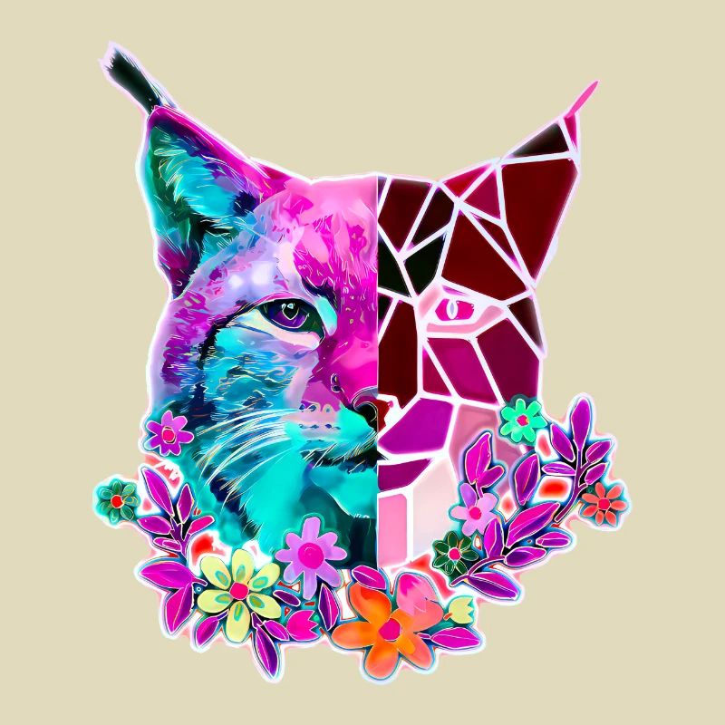Luchs Katze Sommer Farben