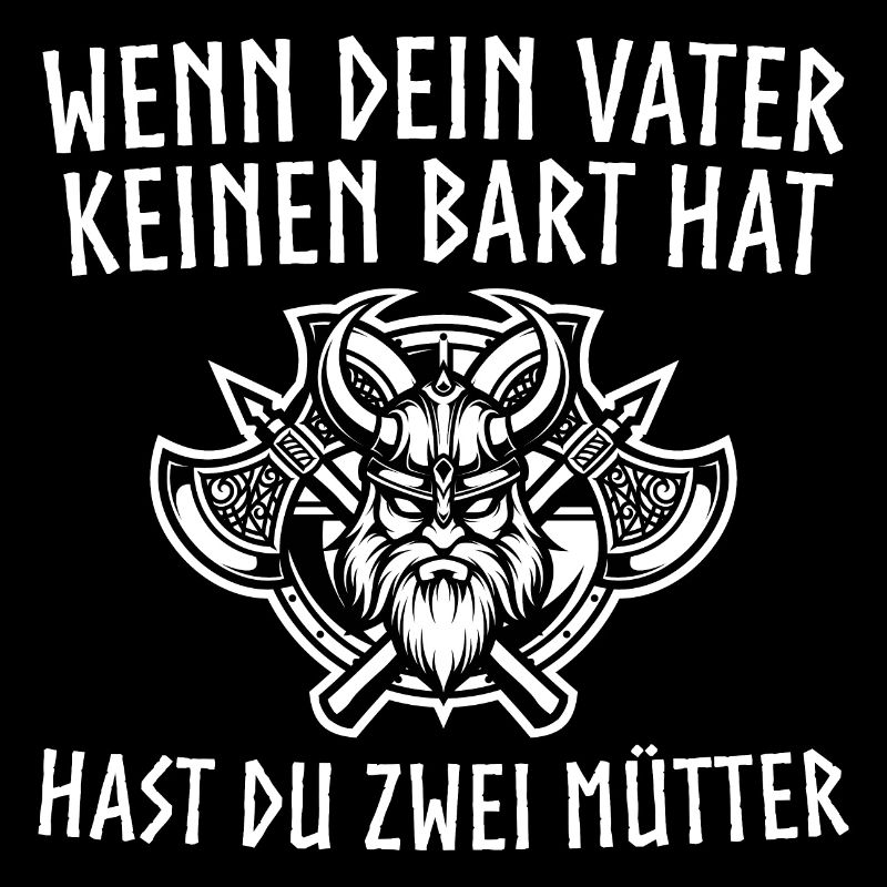 Bärtiger Vater