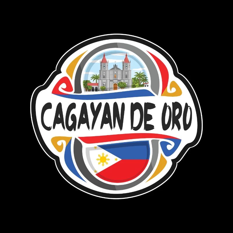 Cagayan de Oro Philippines Drapeau Souvenir de Voyage Ba