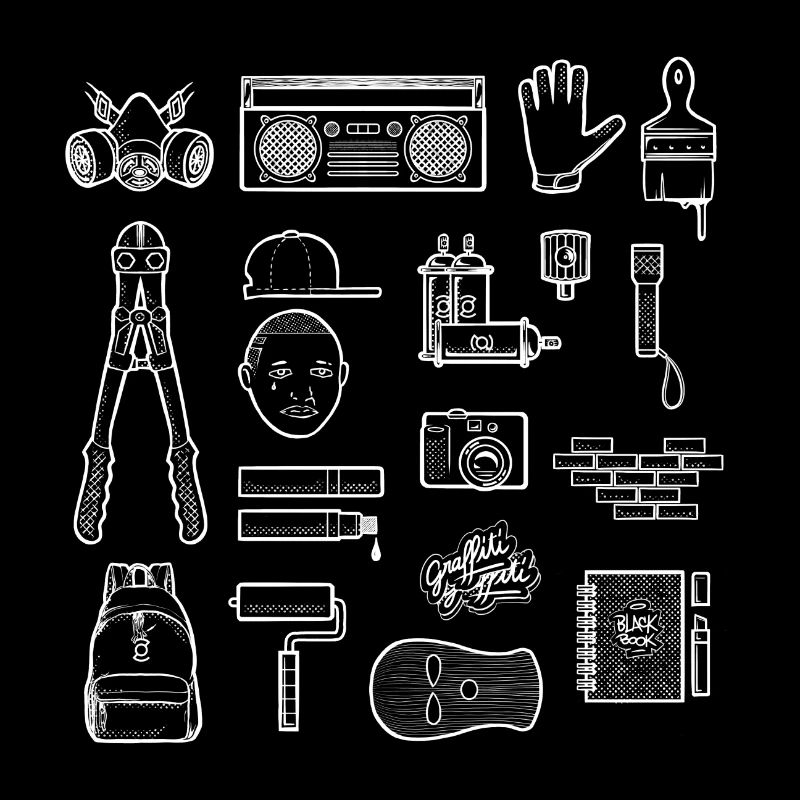Graffiti kit - panoply