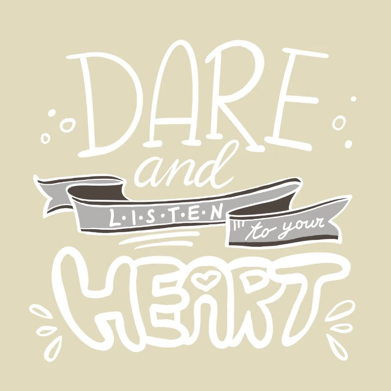 Message de motivation à la main
