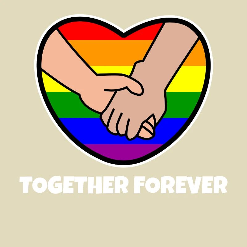 Relationship Homo Statement Heart Pride Rainbow