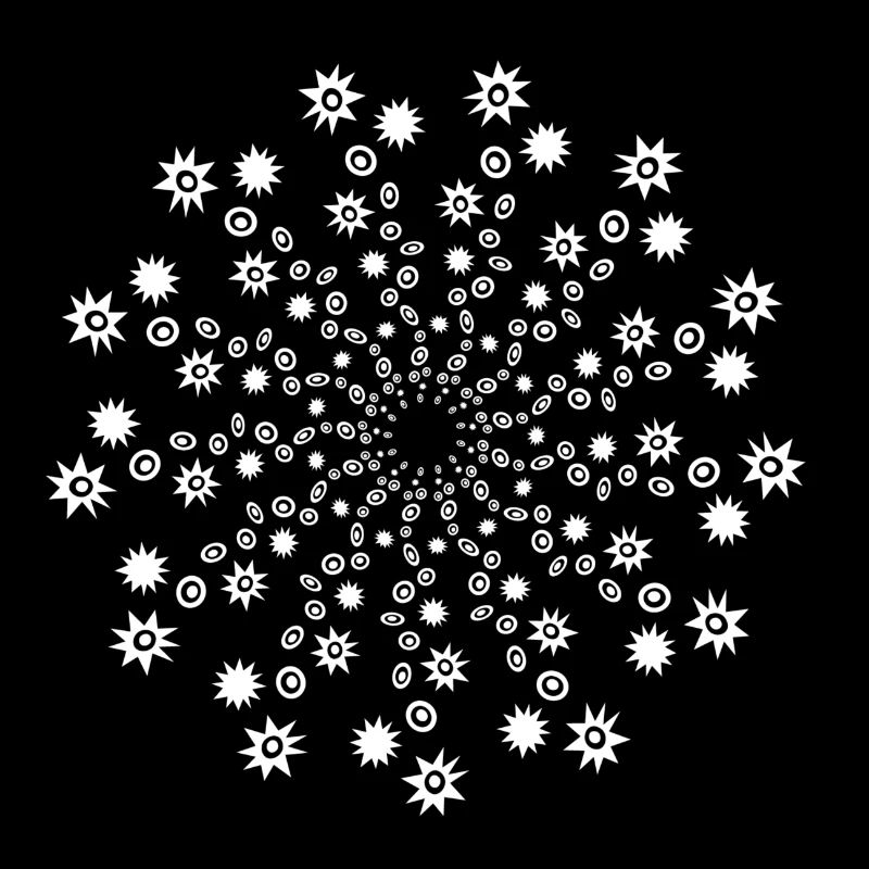 Shooting Star - Mandala