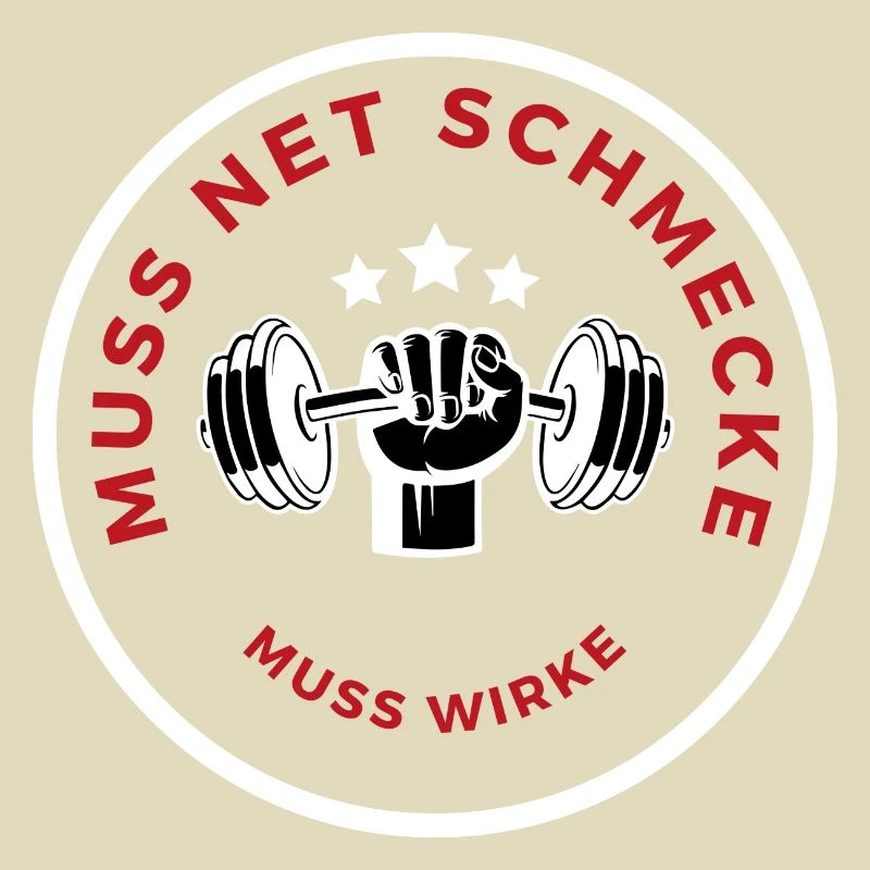 Muss net schmecke, muss wirke!