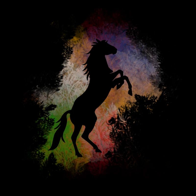 Schattenpferd Rauchfarben