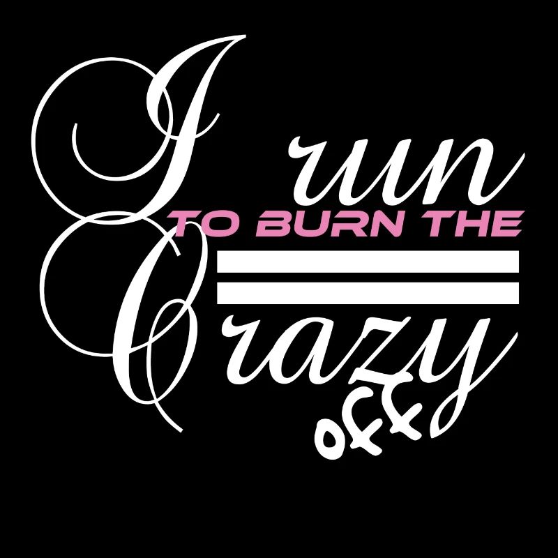 Nice Running Tee For Runners With Saying "I Run