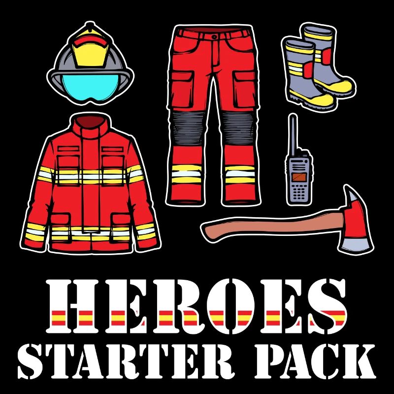 Firefighter Helmet Lifesaver Firefighter Statement