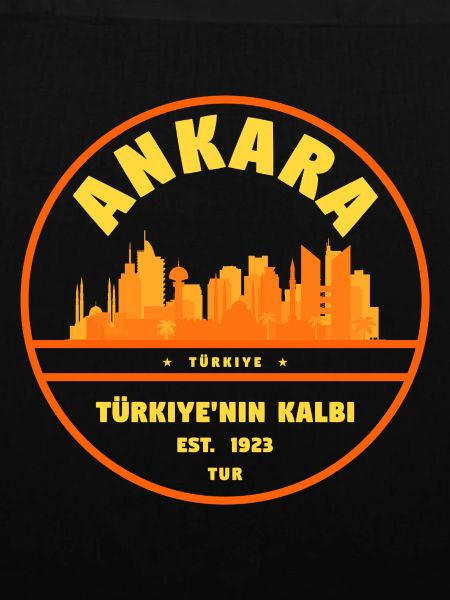 Ankara Skyline Retro Logo