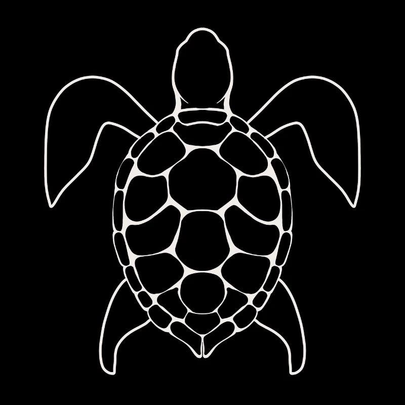 Schildkröte Lineart