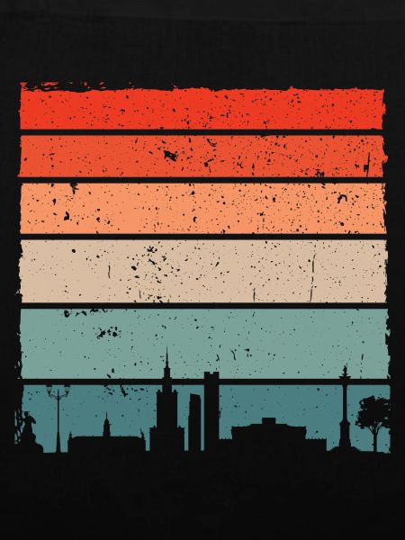 Sunset Skyline Gradient Tee