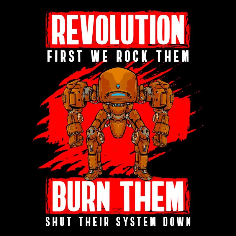 Roboter Retro Kampfroboter