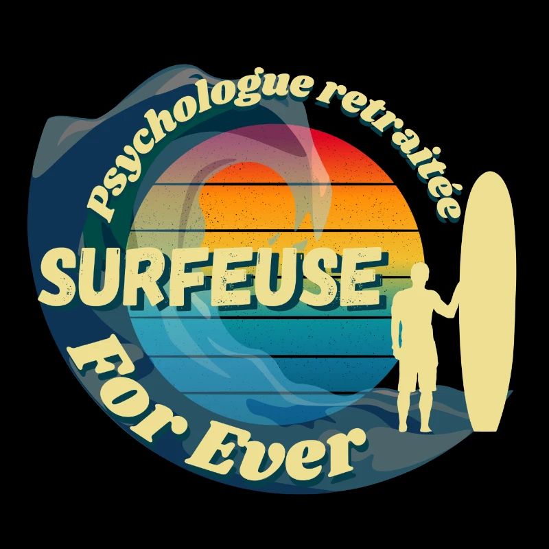 Psychologue Retraitée surfeuse for ever