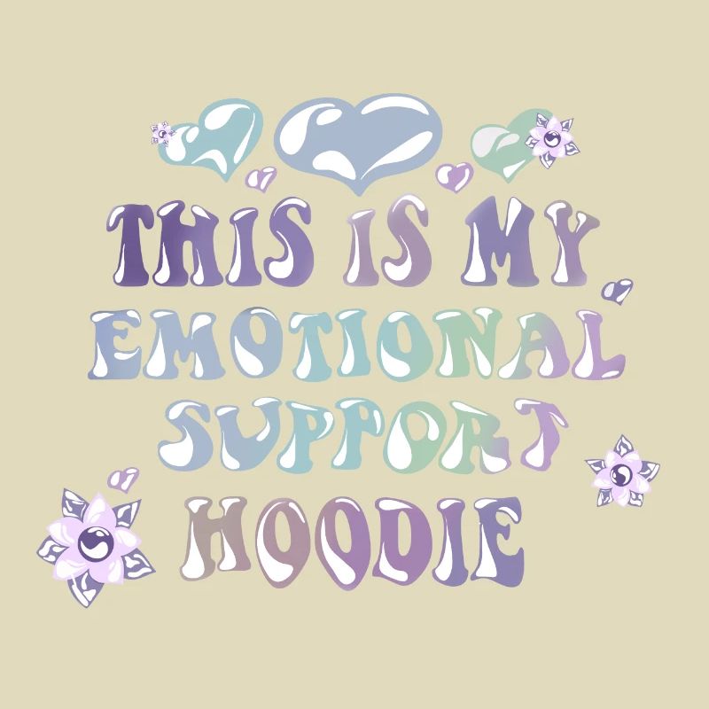 "Emocional Support Kapuzenpullover"