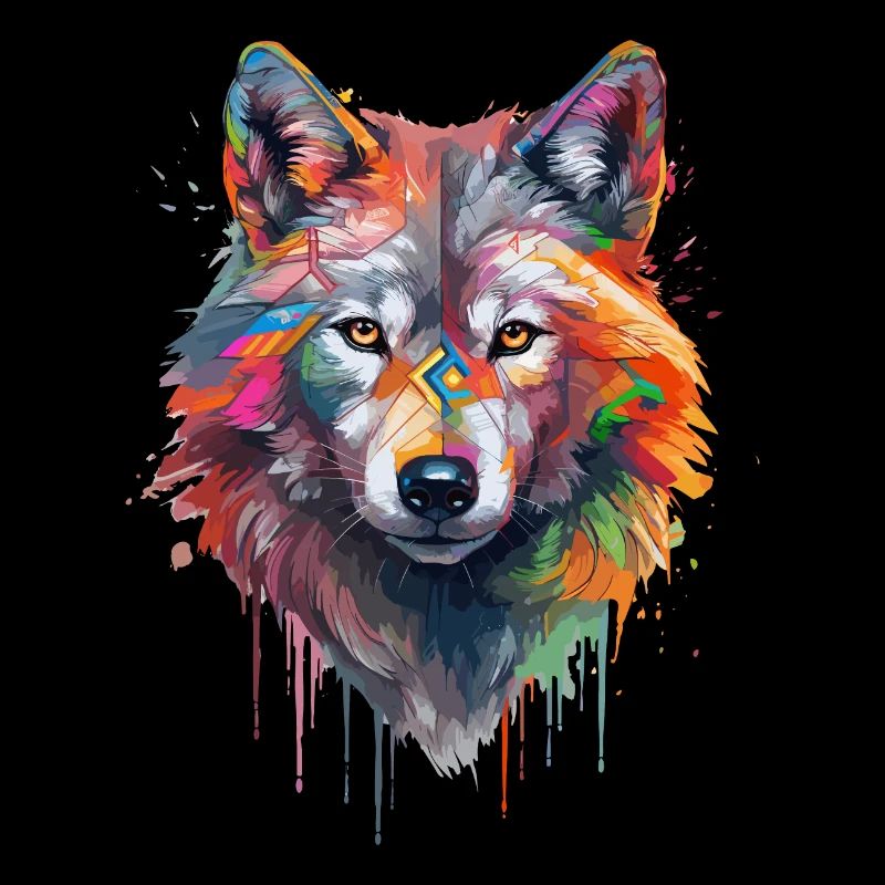 Wolf Krafttier