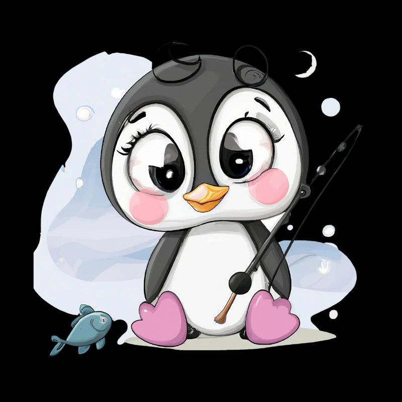 süßes Pinguin Mädchen