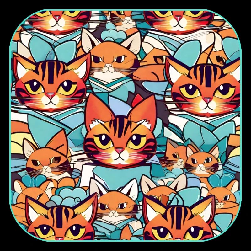 Chat mignon emmêlé Warr