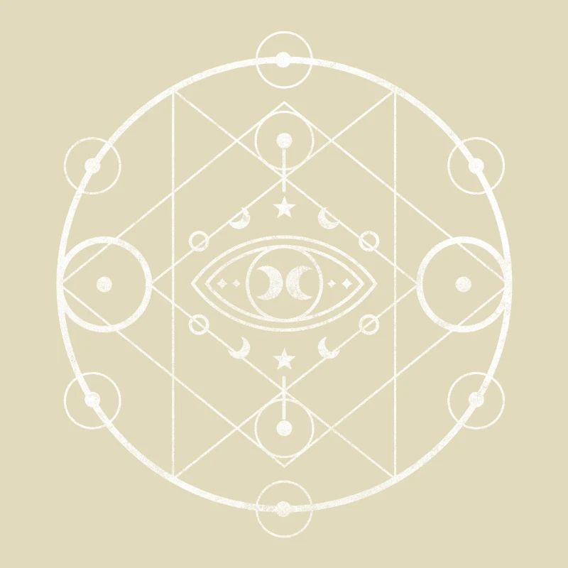 Symbol Mond Krieger Elemente