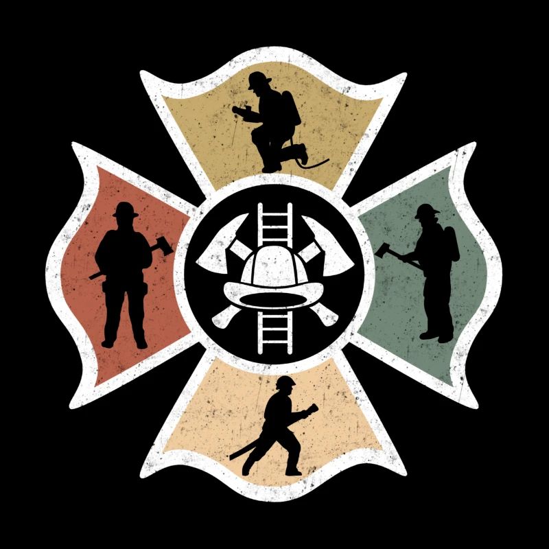 Fire Brigade Vintage for Firefighter Gift