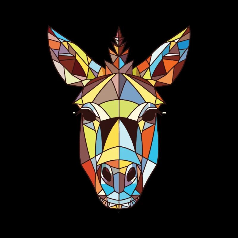 Illustration d’animal de compagnie aquarelle colorée d’âne