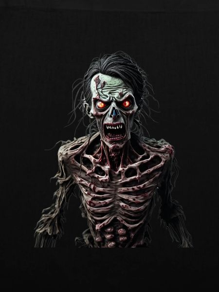 Zombie not very happy