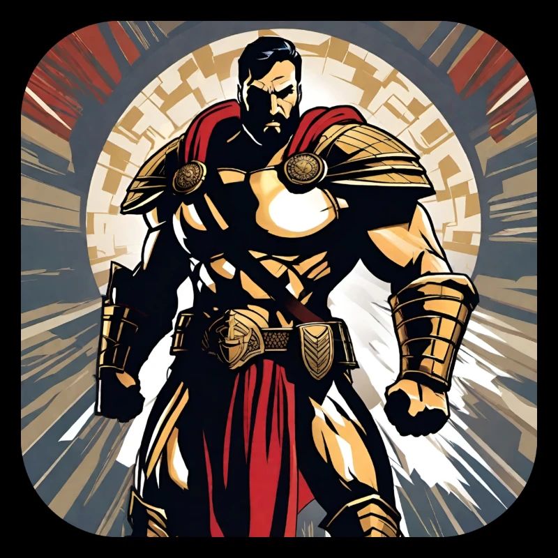 Stolzer Sparta Krieger