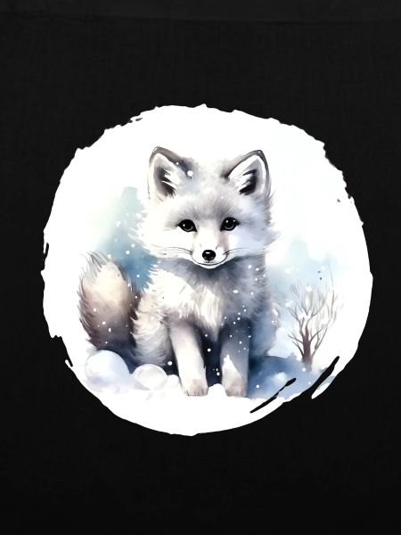 Polarfuchs Aquarell