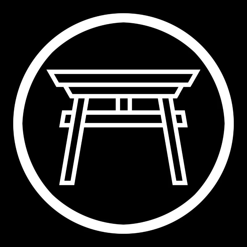 Couleur blanche torii