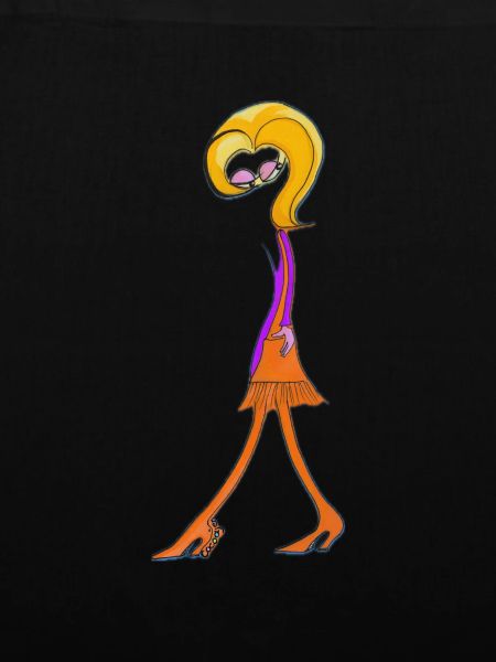 Verspielte Doodle-Diva