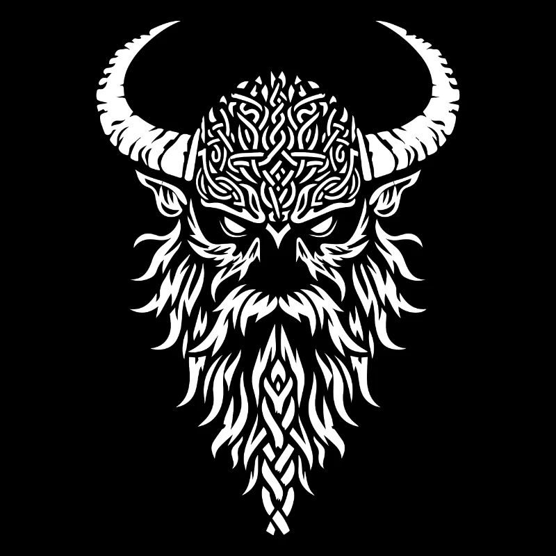 Viking warrior head