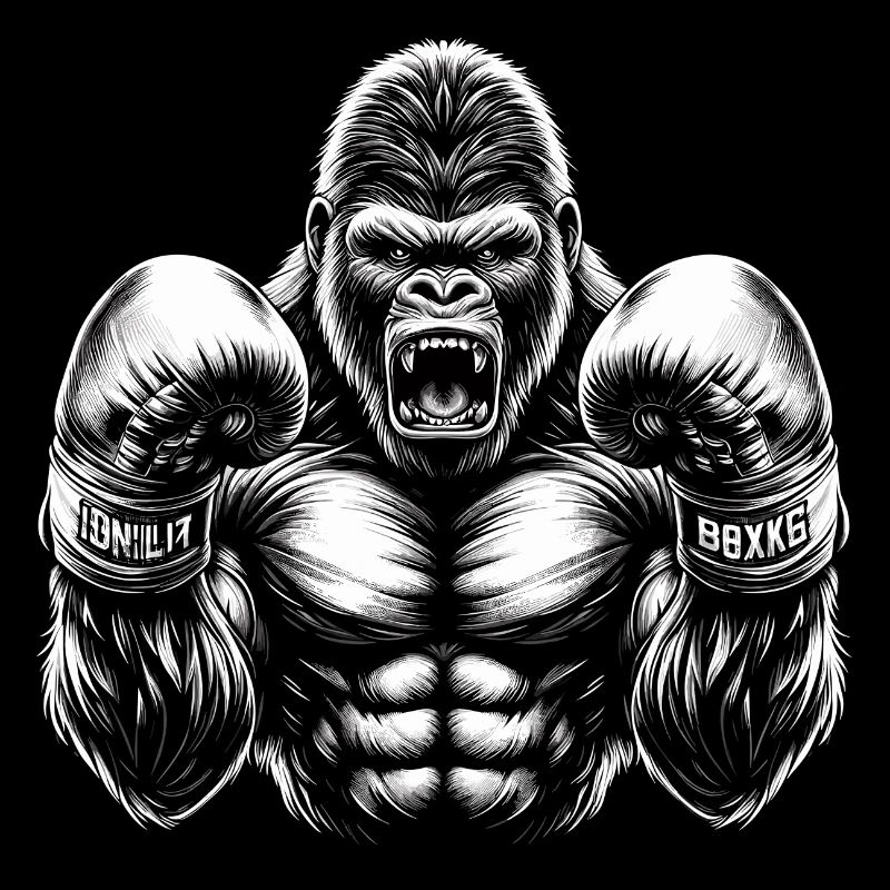 Gorille Boxer combattant boxe cadeau