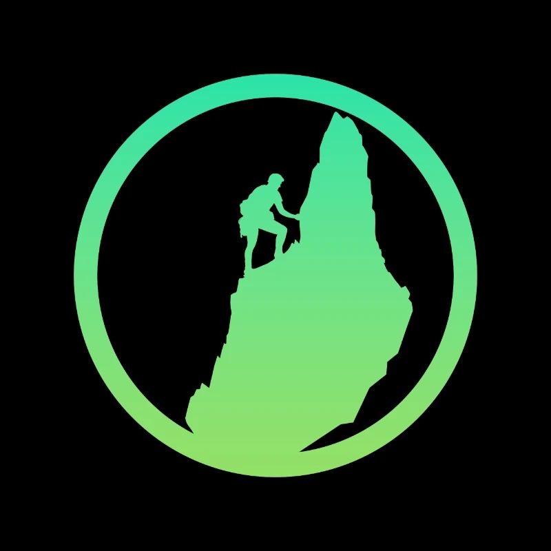 Climbing wall, summit, rock climbing