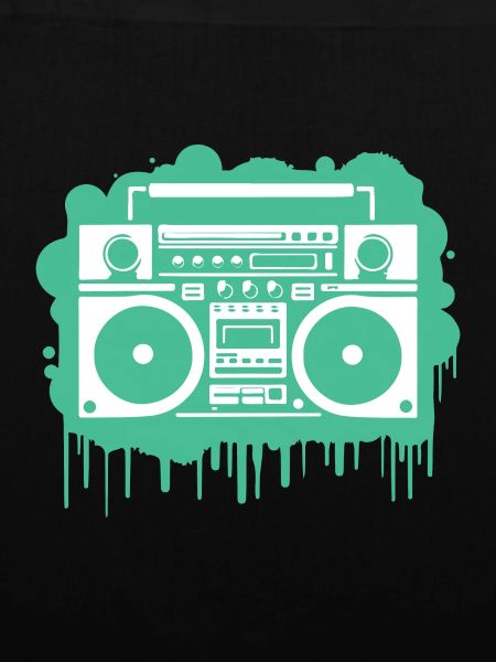 Cyan Ghettoblaster