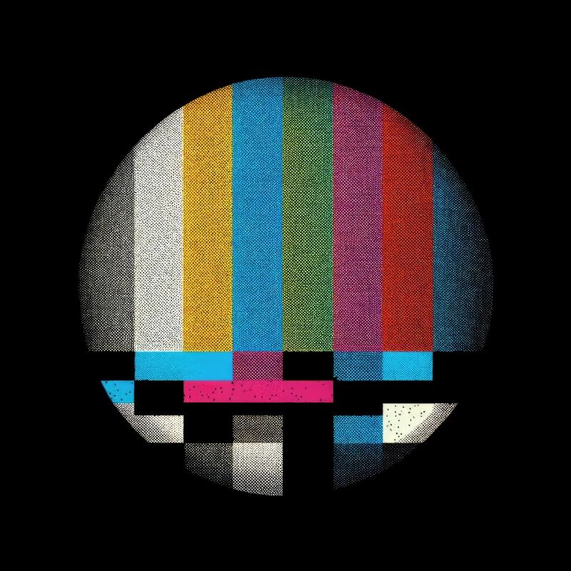 Retro-Bildschirm-Vibes