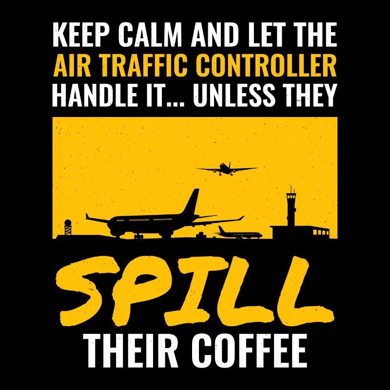 Air Traffic Coffee Controller ATC Aviation Humor
